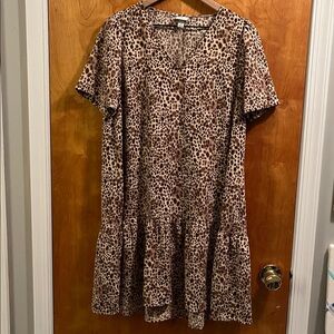 A New Day Animal Print Dress